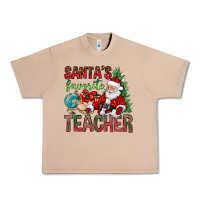 Burro Santa's Favorite Teacher Urban Heavy Tee - BundleAndBundleShop