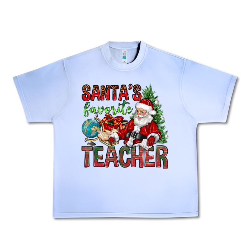 Santa's Favorite Teacher Urban Heavy Tee by BundleAndBundleShop | Teevron