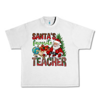 Lunar Rock Santa's Favorite Teacher Urban Heavy Tee - BundleAndBundleShop