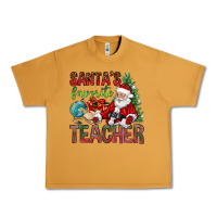 Peanut Butter Santa's Favorite Teacher Urban Heavy Tee - BundleAndBundleShop