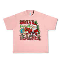 Salmon Santa's Favorite Teacher Urban Heavy Tee - BundleAndBundleShop