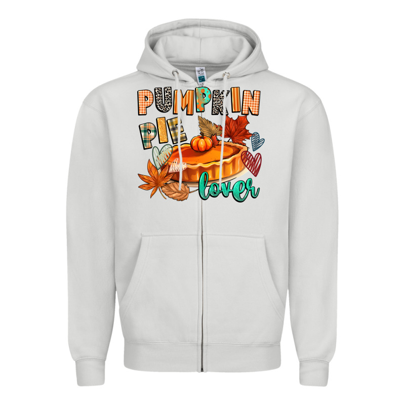 Pumpkin Pie Lover Zipper Hoodie by CowGirlArtShop | Teevron