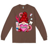 Chestnut valentines day dentist gnome Long Sleeve Tee - RanaPortraitStore
