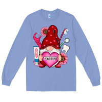Colony Blue valentines day dentist gnome Long Sleeve Tee - RanaPortraitStore