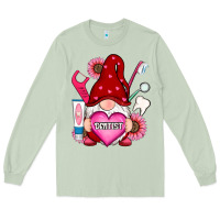 Matcha valentines day dentist gnome Long Sleeve Tee - RanaPortraitStore