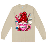 Mushroom valentines day dentist gnome Long Sleeve Tee - RanaPortraitStore