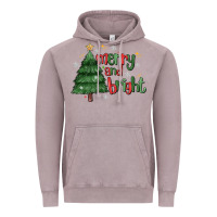 Vintage Zinc Merry And Bright Vintage Hoodie - MaliasSmallBusiness