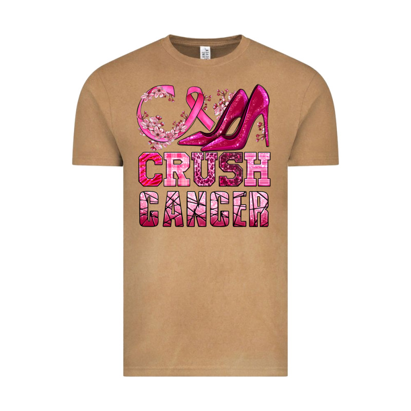Crush Cancer High Heels Bbs Vintage Tee by BundleAndBundleShop | Teevron