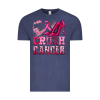 Vintage Denim crush cancer high heels bbs Vintage Tee - BundleAndBundleShop