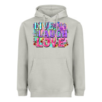 Moon Dust Live laugh love hippie Valentine's Day Heavyweight Hoodie - FaDigitalArtStudio