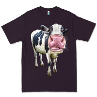 Plum Cute Holstein Premium Tee - LillyAllenDesigns