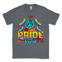Charcoal Heather LGBTQ+ Pride Tribe Classic Tee - BundleAndBundleShop