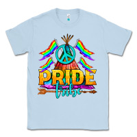 Dusty Blue LGBTQ+ Pride Tribe Classic Tee - BundleAndBundleShop