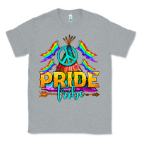 Heather Grey LGBTQ+ Pride Tribe Classic Tee - BundleAndBundleShop