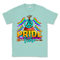 Seafoam LGBTQ+ Pride Tribe Classic Tee - BundleAndBundleShop