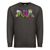 Smoke Halloween Coffee Cups Premium Sweatshirt - FaDigitalArtStudio