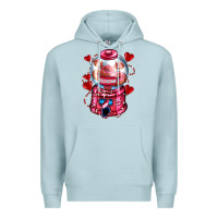 Blue Mist kiss  machine  olivia Premium Hoodie - OliviaCreatesArt