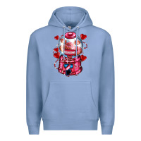 Colony Blue kiss  machine  olivia Premium Hoodie - OliviaCreatesArt