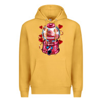 Mustard kiss  machine  olivia Premium Hoodie - OliviaCreatesArt