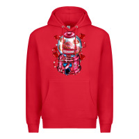 Red kiss  machine  olivia Premium Hoodie - OliviaCreatesArt