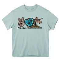 Peace Love Triceratops Horridus Heavy Core Tee | Teevron
