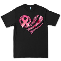 Black breast cancer awareness heart Premium Tee - Jasminsmagicworld