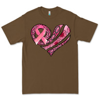 Cacao breast cancer awareness heart Premium Tee - Jasminsmagicworld