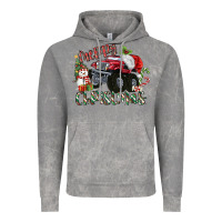 Cloud Rock Merry Christmas Monster Truck Vintage Hoodie - MaliasSmallBusiness