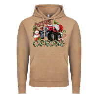 Vintage Coffee Merry Christmas Monster Truck Vintage Hoodie - MaliasSmallBusiness