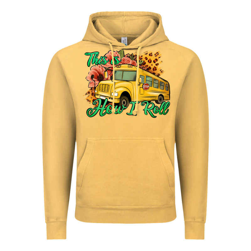 This Is How I Roll Woman Bus Driver Vintage Hoodie by Jasminsmagicworld | Teevron