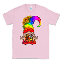 Bubblegum Pink LGBTQ+ Pride Gnome With Donut Classic Tee - BundleAndBundleShop