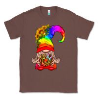 Chestnut LGBTQ+ Pride Gnome With Donut Classic Tee - BundleAndBundleShop