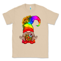 Mushroom LGBTQ+ Pride Gnome With Donut Classic Tee - BundleAndBundleShop