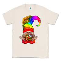 Natural LGBTQ+ Pride Gnome With Donut Classic Tee - BundleAndBundleShop