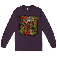 Plum valentines day cowboy cactus rose Long Sleeve Tee - RanaPortraitStore