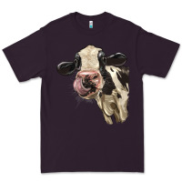 Plum Cute Holstein Heifer Premium Tee - LillyAllenDesigns