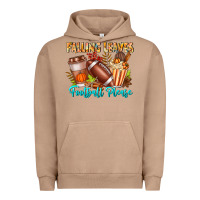 Pigment Burro Falling Leaves Football Please Urban Hoodie - CowhideDigitalArt