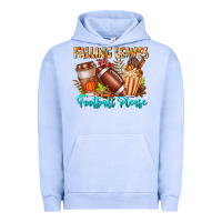 Pigment Grape Ice Falling Leaves Football Please Urban Hoodie - CowhideDigitalArt