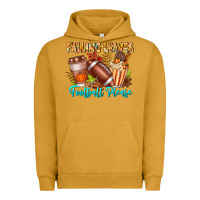 Pigment Peanut Butter Falling Leaves Football Please Urban Hoodie - CowhideDigitalArt