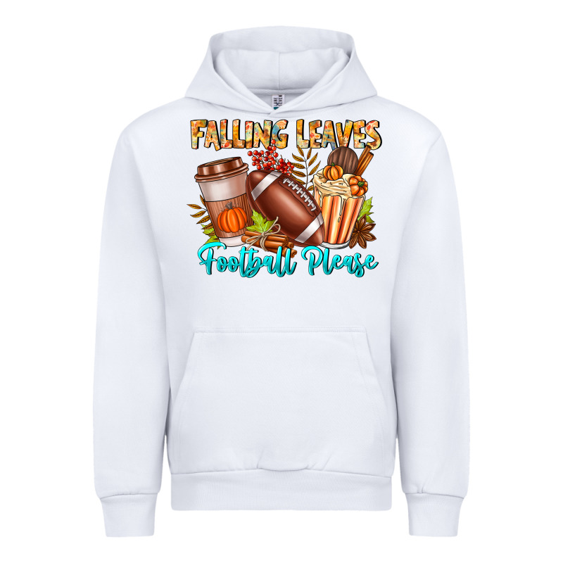 Falling Leaves Football Please Urban Hoodie by CowhideDigitalArt | Teevron