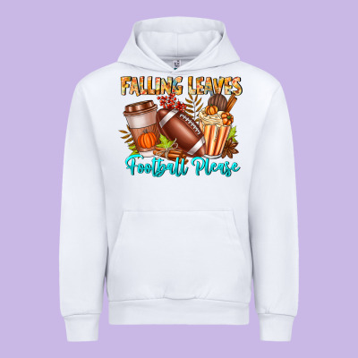 Falling Leaves Football Please Urban Hoodie Designed By Cowhidedigitalart
