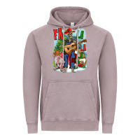 Vintage Zinc Fa la la la skeleton farm Vintage Hoodie - NancyCooperArtShop