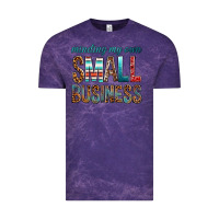 Cloud Purple minding my own small business bbs Vintage Tee - BundleAndBundleShop
