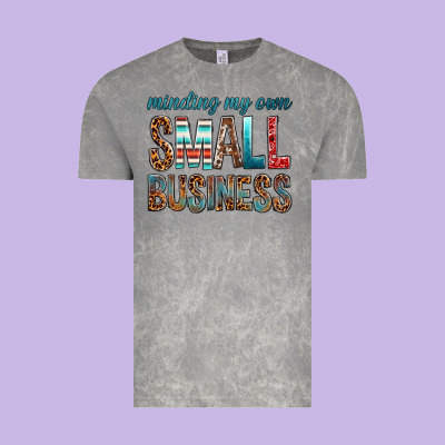 Minding My Own Small Business Bbs Vintage Tee Designed By Bundleandbundleshop