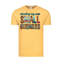 Vintage Mustard minding my own small business bbs Vintage Tee - BundleAndBundleShop
