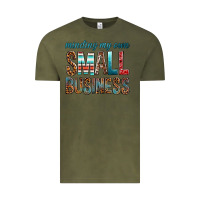 Vintage Olive minding my own small business bbs Vintage Tee - BundleAndBundleShop