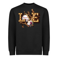 Love Softball Heavyweight Sweatshirt | Teevron