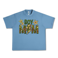 Pebble Blue Boy Mom Urban Heavy Tee - BundleAndBundleShop