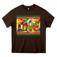Chocolate Brown love autism awareness Heavy Core Tee - BarkalooDesign