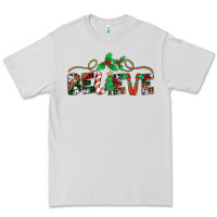 Dove Grey believe santa claus christmas Premium Tee - Jasminsmagicworld
